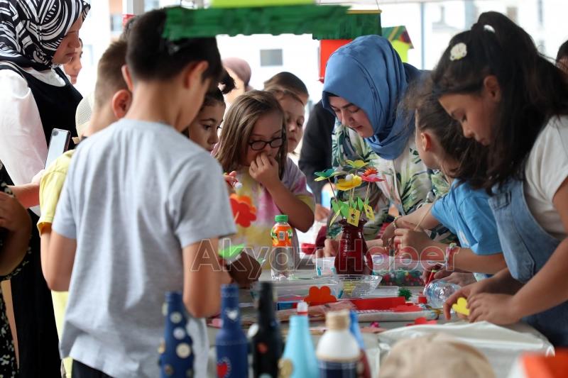 Akyazı SGM'de yaz kurslarına renkli veda