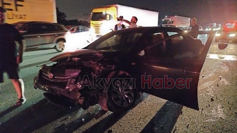 Zincirleme kazada 3 kişi yaralandı