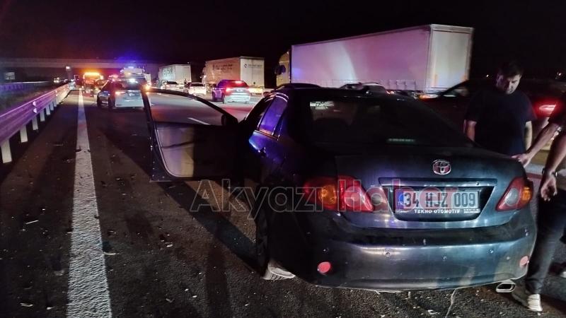 Zincirleme kazada 3 kişi yaralandı