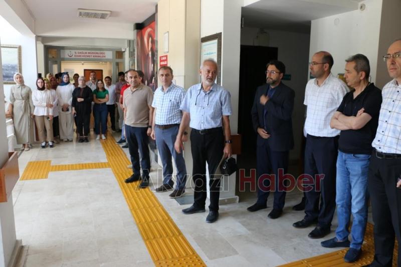 İl Sağlık Müdürü Öğütlü personelle vedalaştı