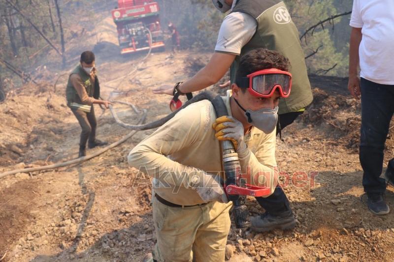 Göynük'teki orman yangınında son durum