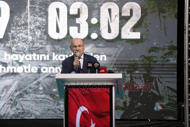 17 Ağustos 1999 Depremi'nde hayatını kaybedenler dualarla anıldı