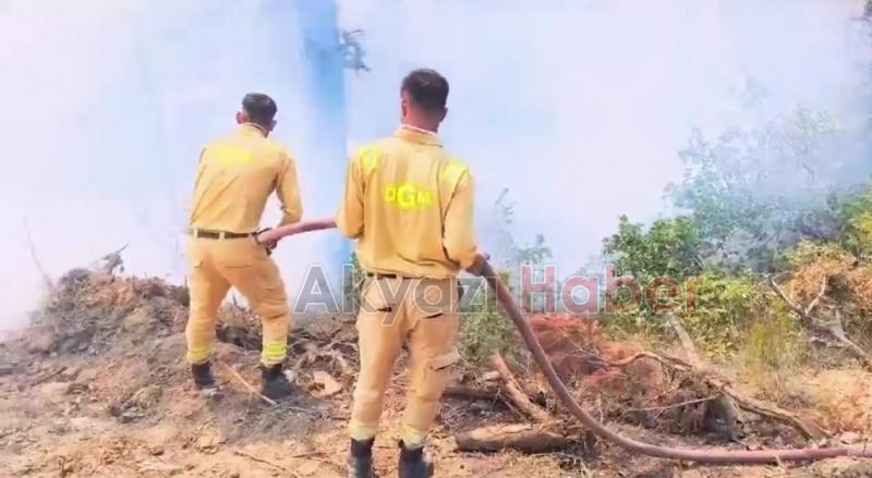 Göynük'teki orman yangını kontrol altına alınamadı