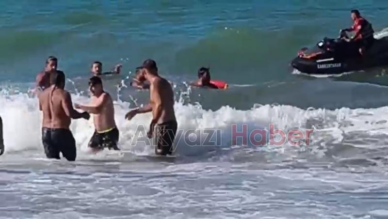 Yasağı dinlemedi boğuluyordu O anlar kamerada