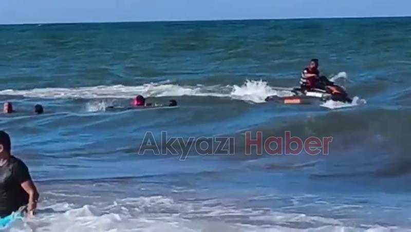 Yasağı dinlemedi boğuluyordu O anlar kamerada