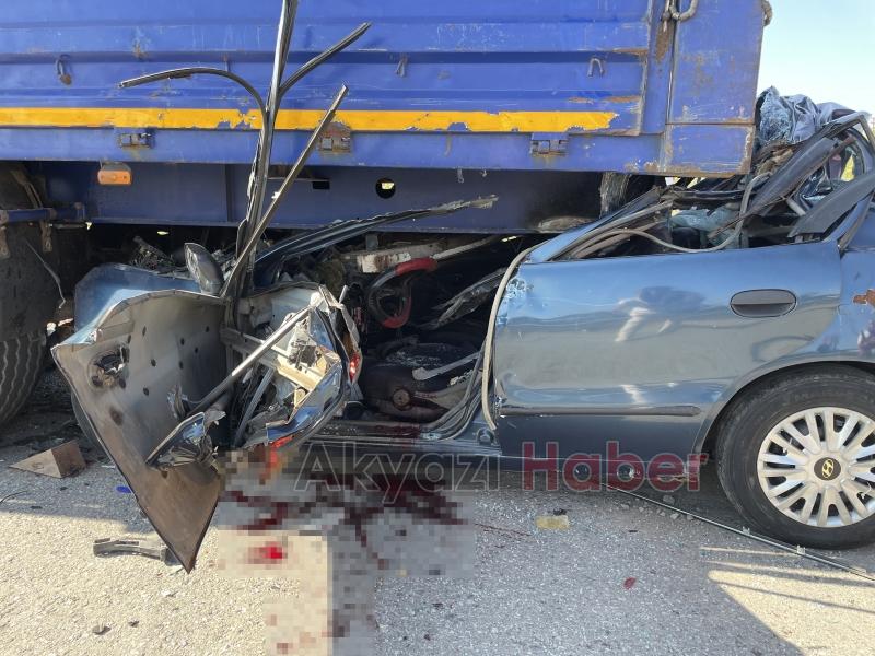 Kaza kurbanı gence acı veda