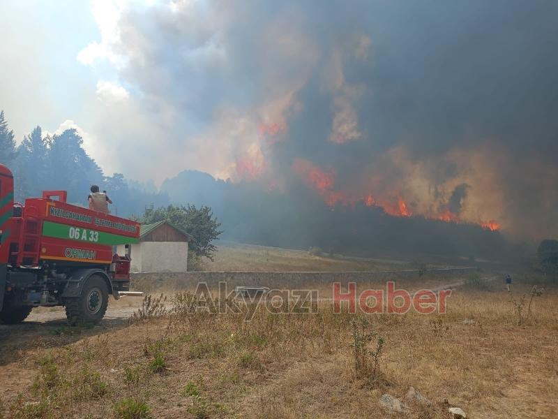Gerede yangını için sakarya'dan ekipler sevk edildi