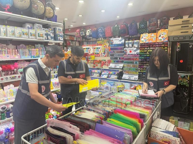 Sakarya'da kırtasiyelerde fiyat denetimi