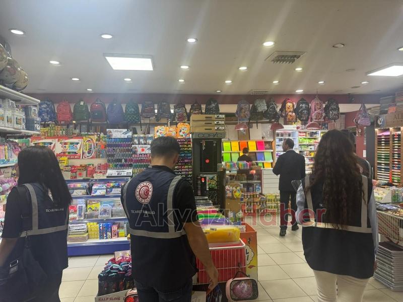 Sakarya'da kırtasiyelerde fiyat denetimi