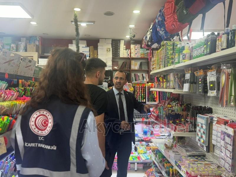 Sakarya'da kırtasiyelerde fiyat denetimi