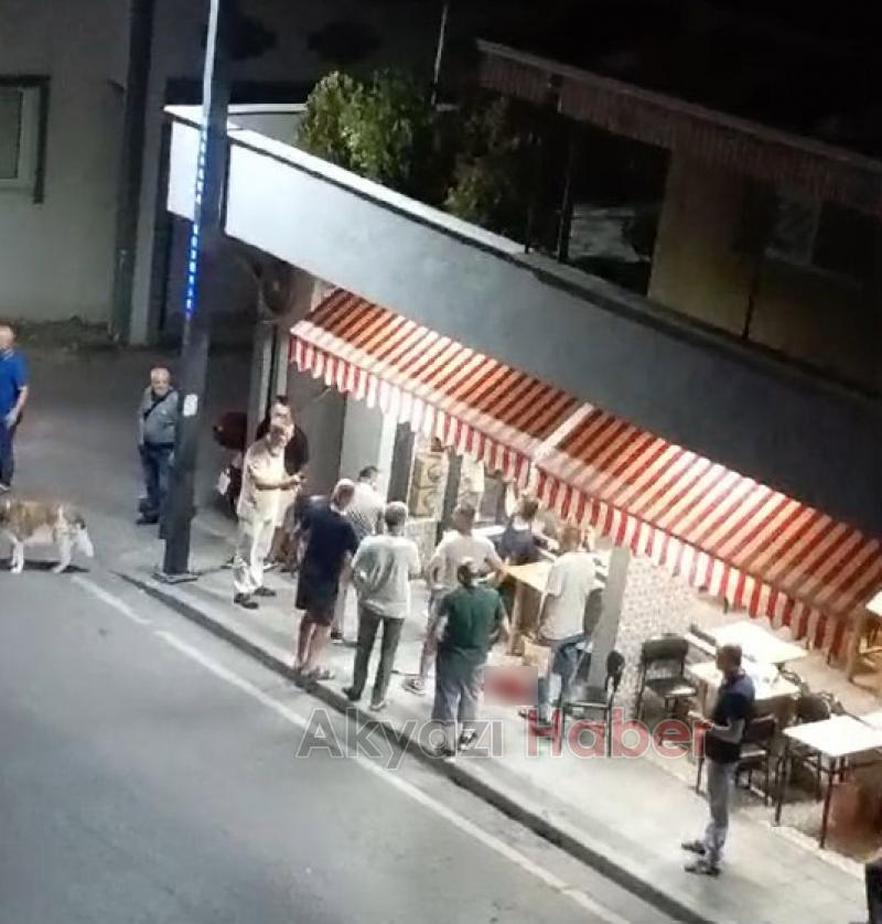 Kahvehane önünde silahla vuruldu