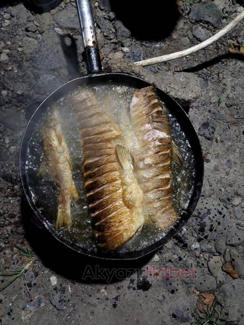Akyazılı balıkçılar Bilecik'ten bol balıkla döndü