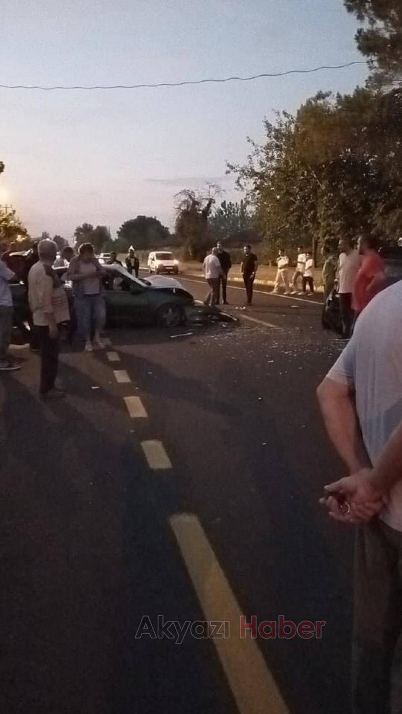 Vakıf ta feci kaza 7 yaralı