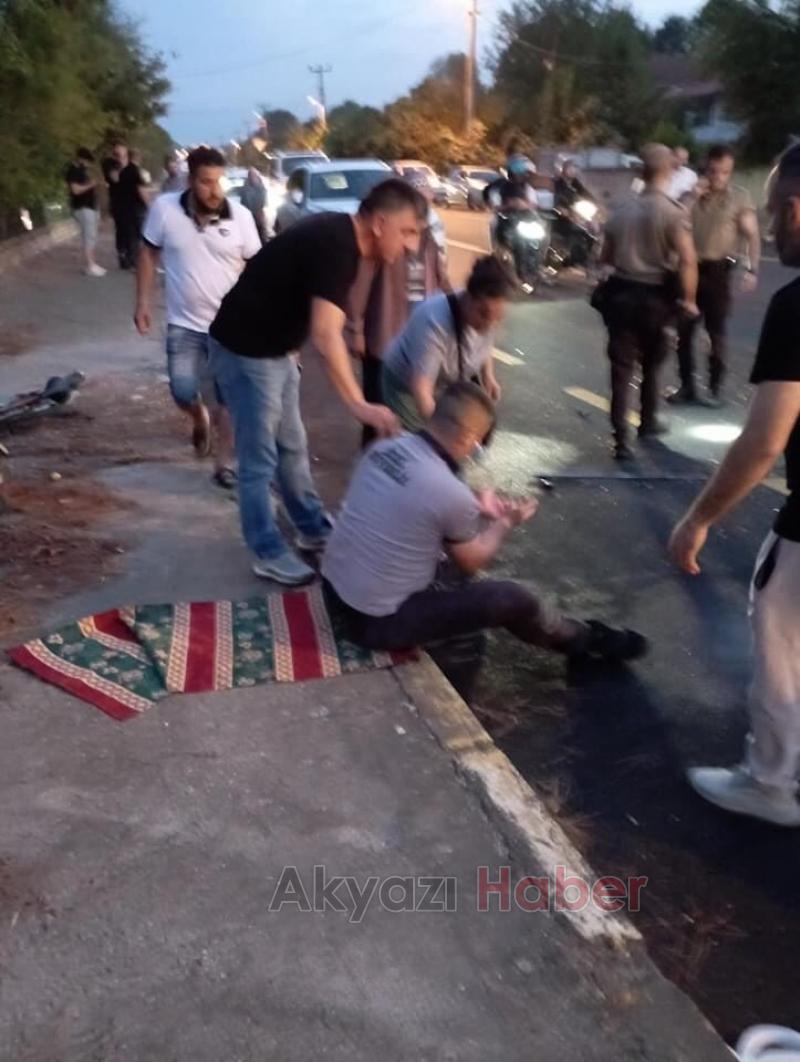 Vakıf ta feci kaza 7 yaralı