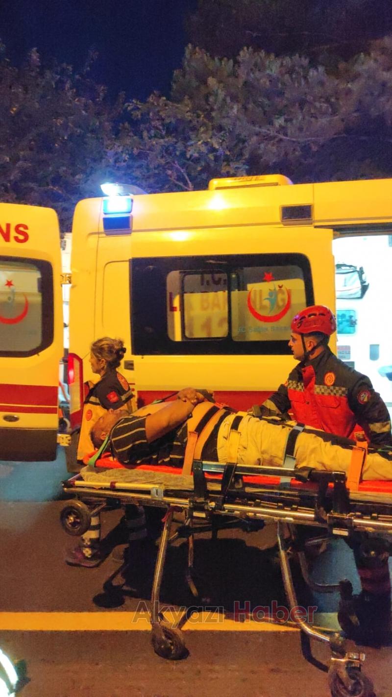 Vakıf ta feci kaza 7 yaralı