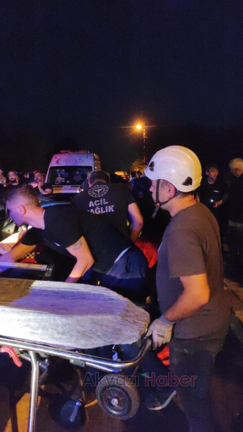 Vakıf ta feci kaza 7 yaralı