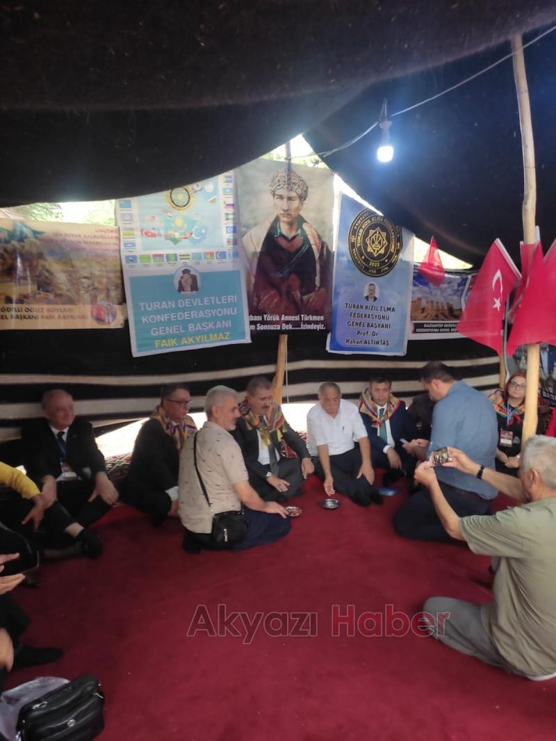 Yasin Kobal ve meclis üyeleri Ertuğrul Gazi'yi anma etkinliklerine katıldı