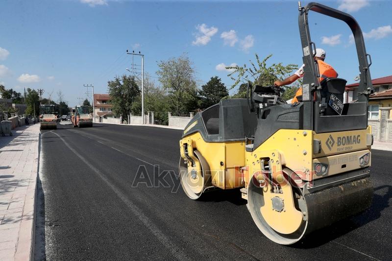 Karapürçek yolu asfaltlandı