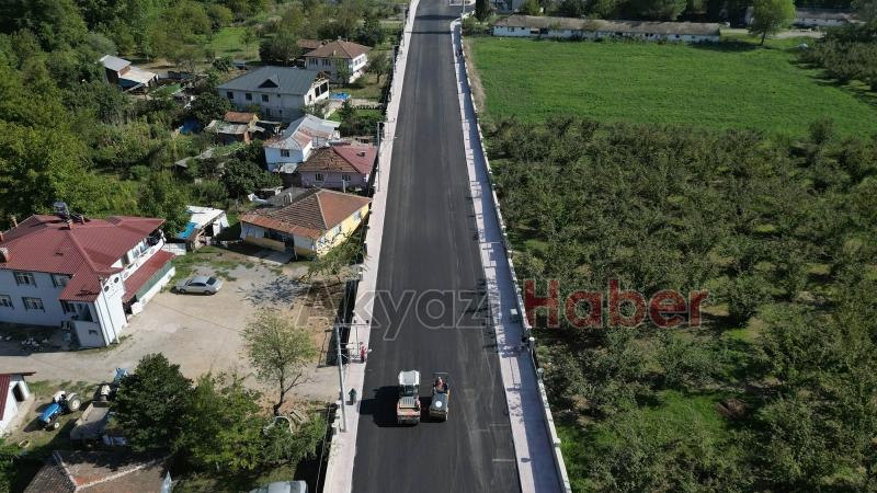 Karapürçek yolu asfaltlandı