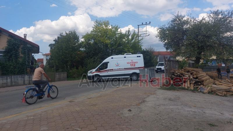 Motosiklet sürücüsü düşerek yaralandı