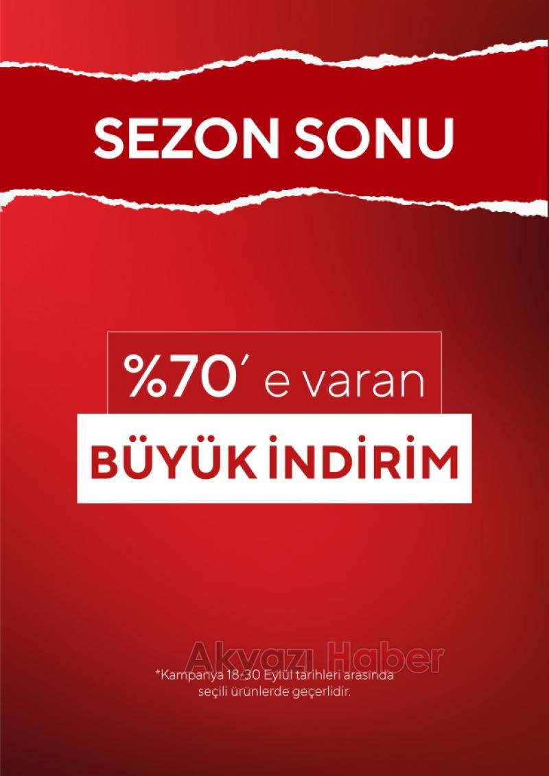 Akyazı Allday’de Sezon Sonu Büyük Yaz İndirimi Başladı