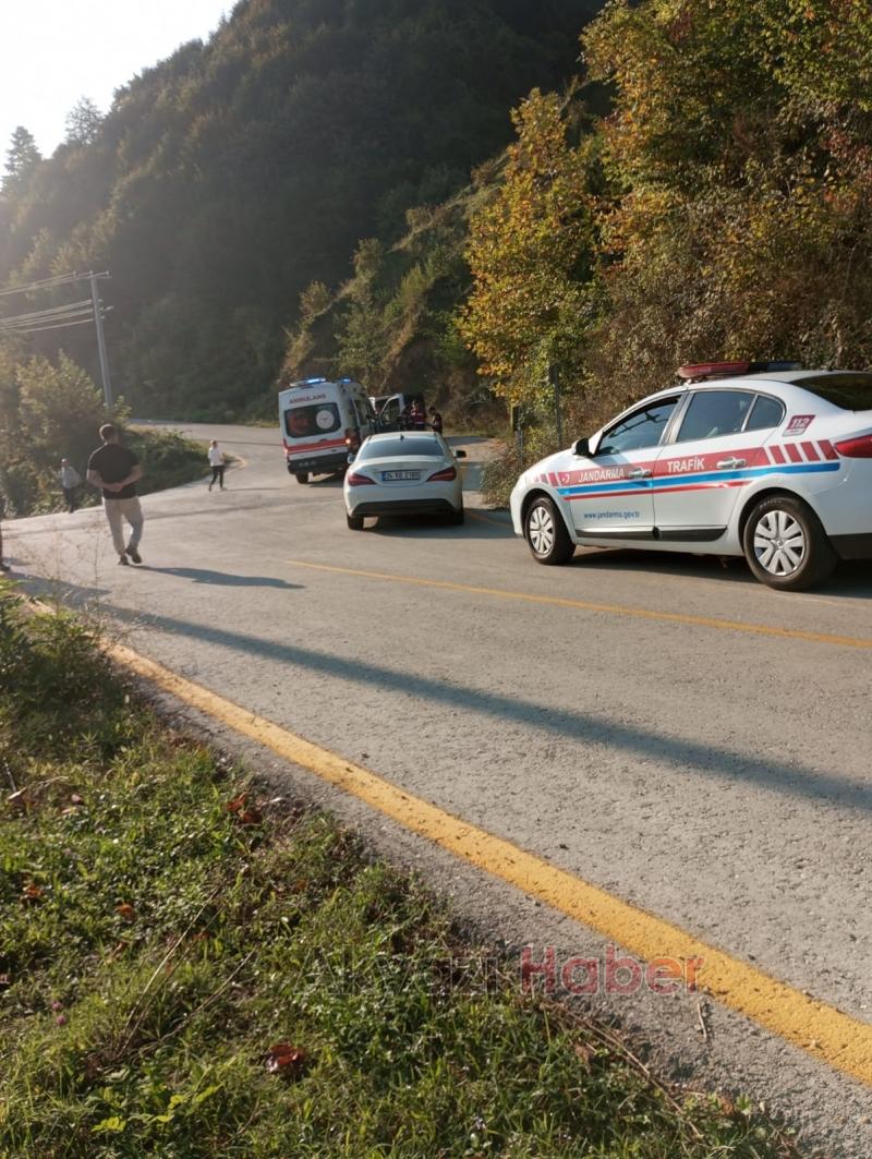 Ballıkaya yolunda kaza