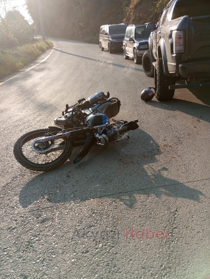 Ballıkaya yolunda kaza