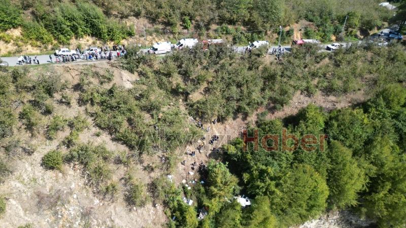 Fındık işçileri kaza yaptı: 22 yaralı