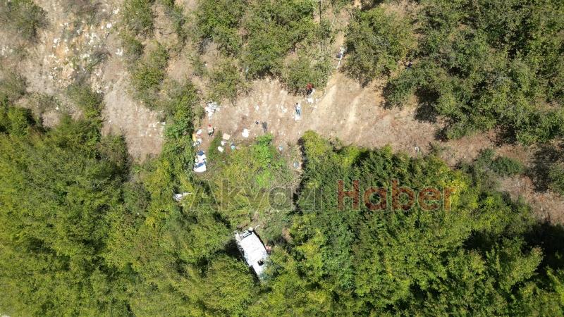 Fındık işçileri kaza yaptı: 22 yaralı