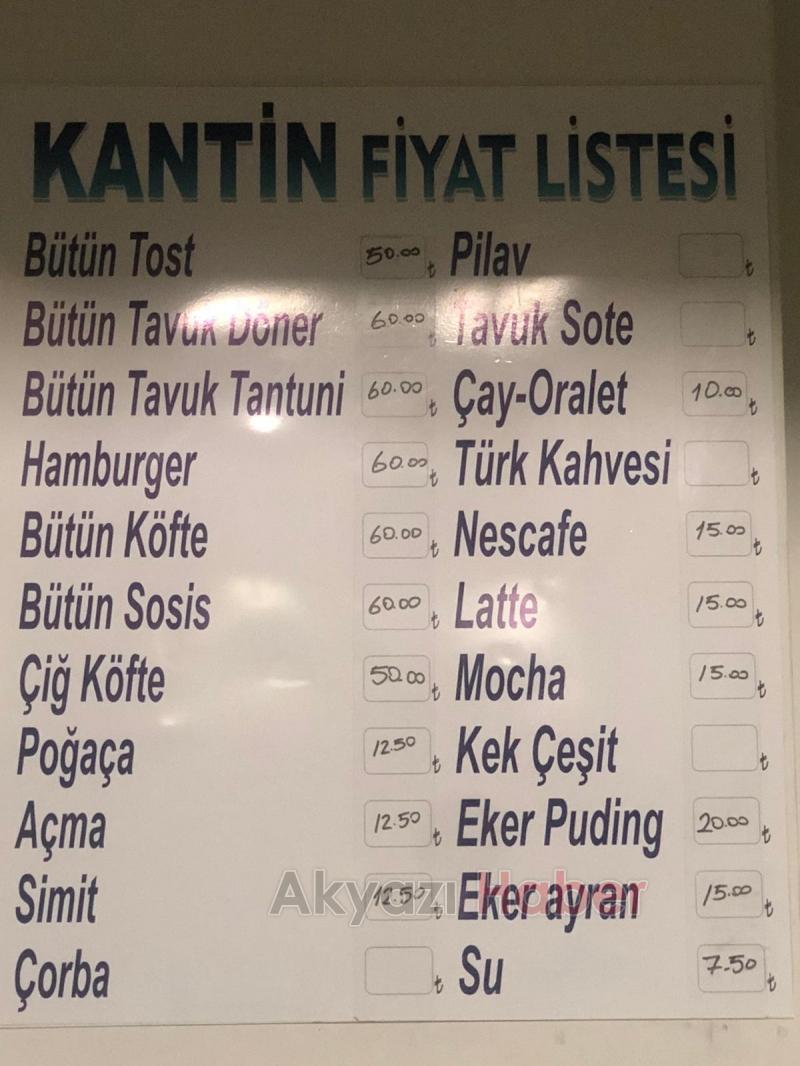 Okul Kantinlerinde Yüksek Fiyata Tepki
