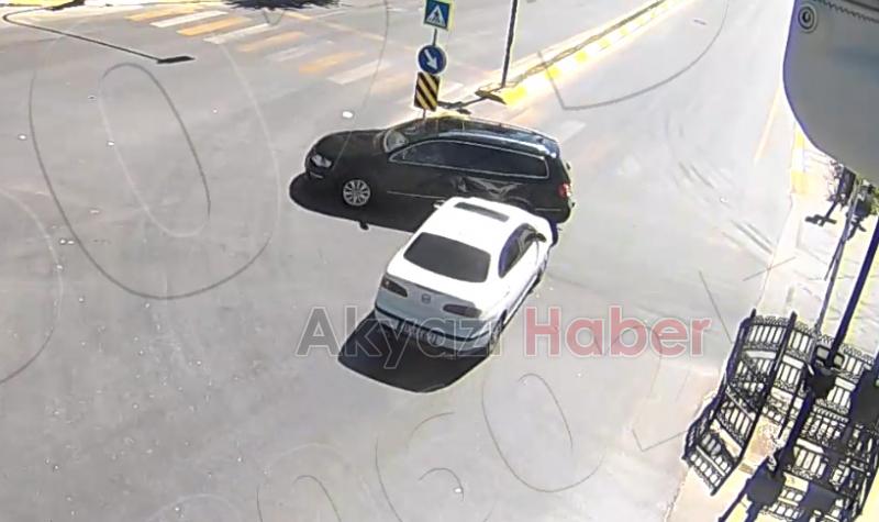 Sakarya'daki kazalar kamerada