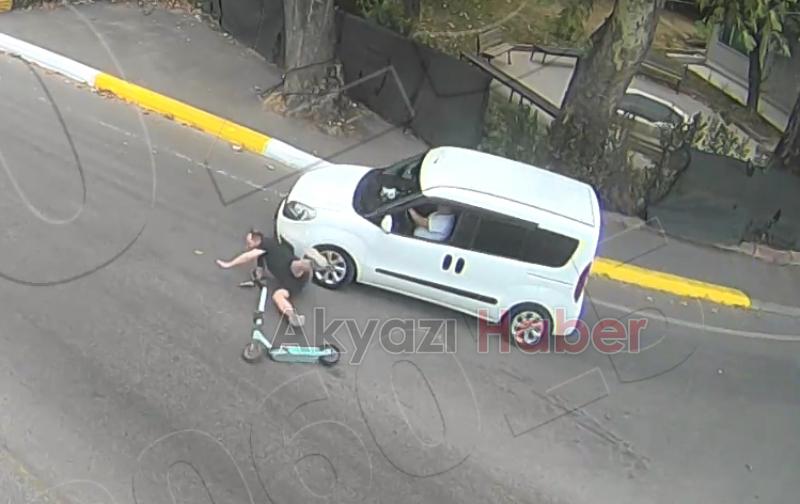 Sakarya'daki kazalar kamerada