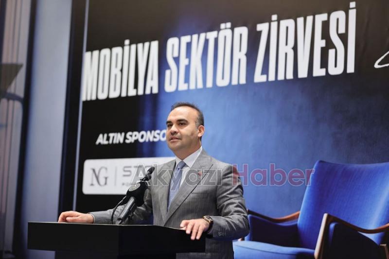 Bakan Kacır Sakarya'da mobilya zirvesine katıldı