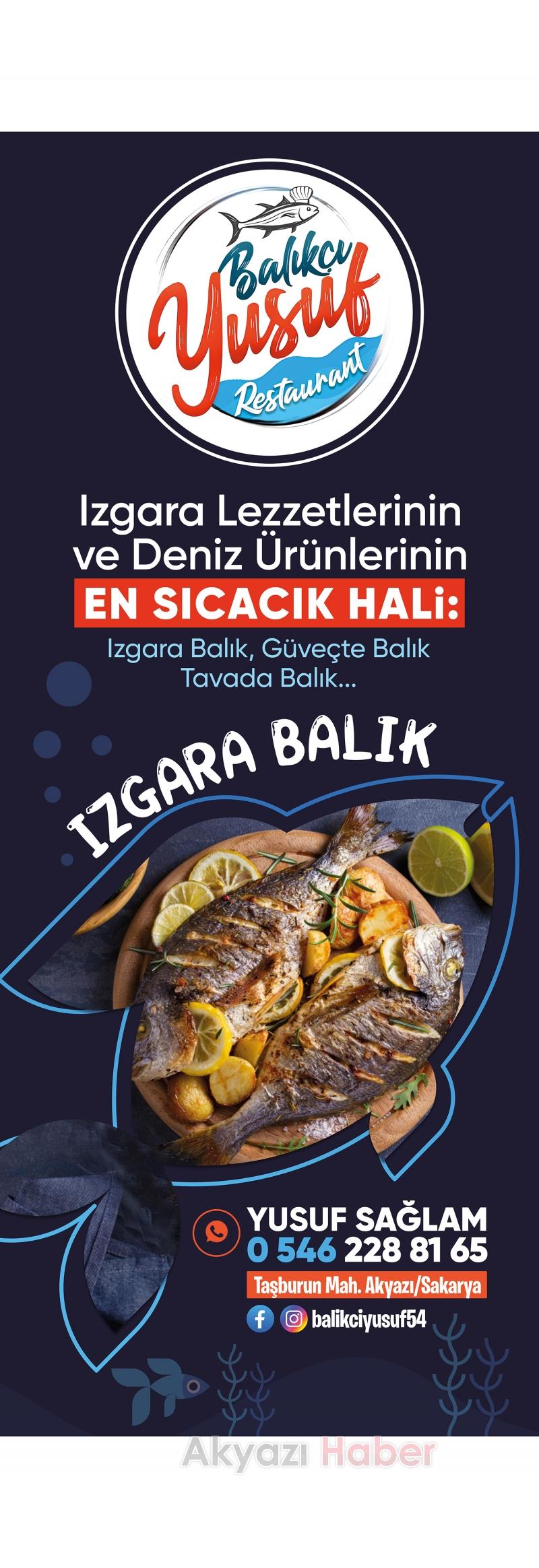 Taze Balık, Sıcak Izgara, Lezzetin Adresi Balıkçı Yusuf'ta