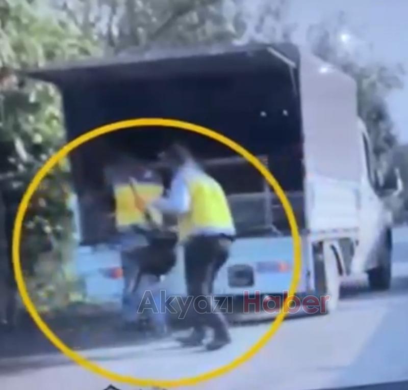 Akyazı bu görüntü ile gündem oldu