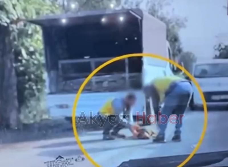 Akyazı bu görüntü ile gündem oldu