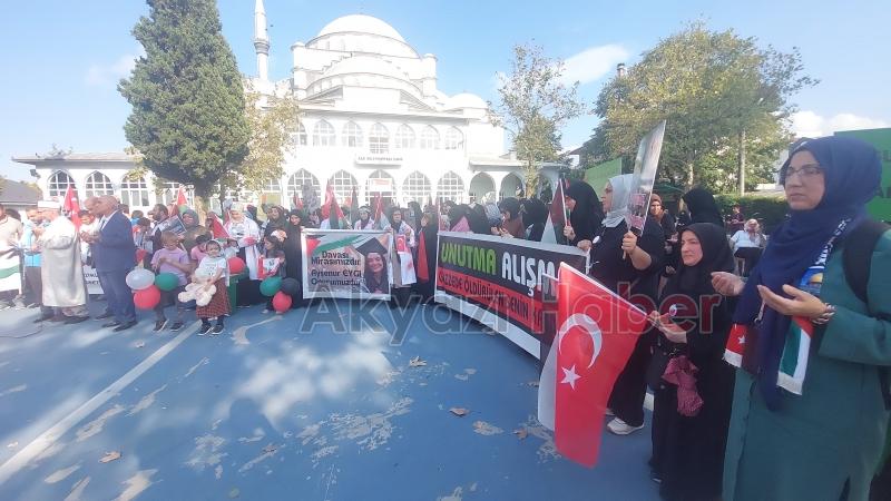 Akyazılı STK'lar İsrail vahşetini protesto etti