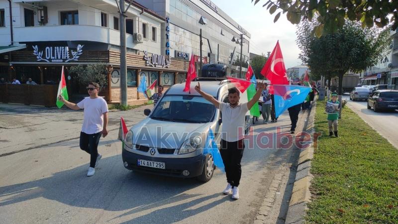 Akyazılı STK'lar İsrail vahşetini protesto etti