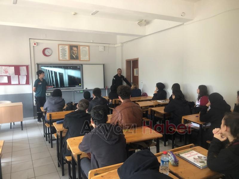 SAKTİM Lise öğrencilerine deprem ve yangın güvenliği eğitimi verdi