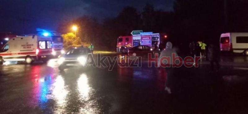 Hendek te feci kaza 4 yaralı