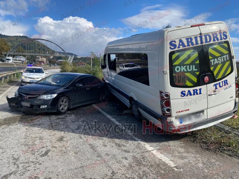 D 650 de kaza 14 kişi ölümden döndü