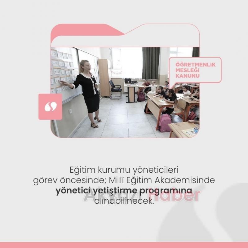 Öğretmenlik Kanunu yürürlükte