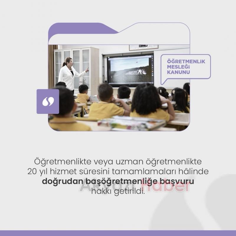 Öğretmenlik Kanunu yürürlükte