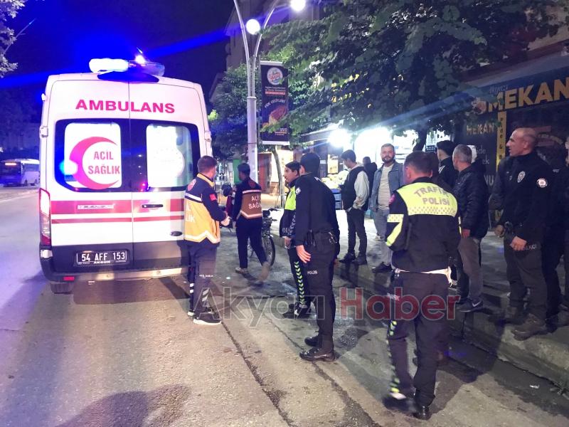 Elektrikli bisikletten düşen kadın yaralandı