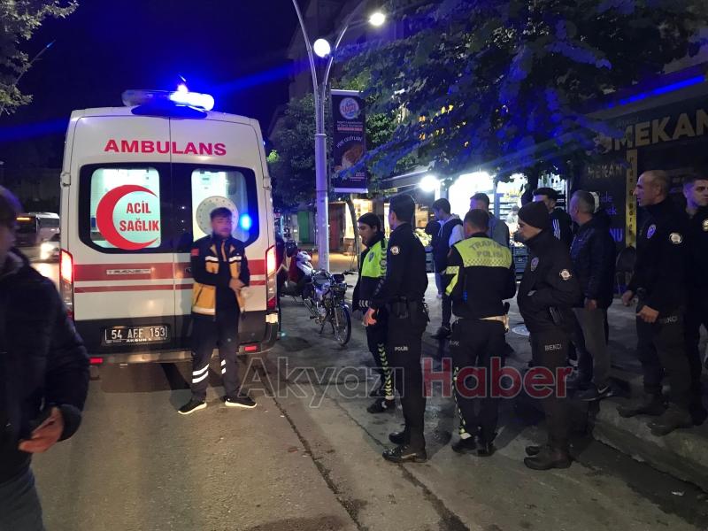 Elektrikli bisikletten düşen kadın yaralandı