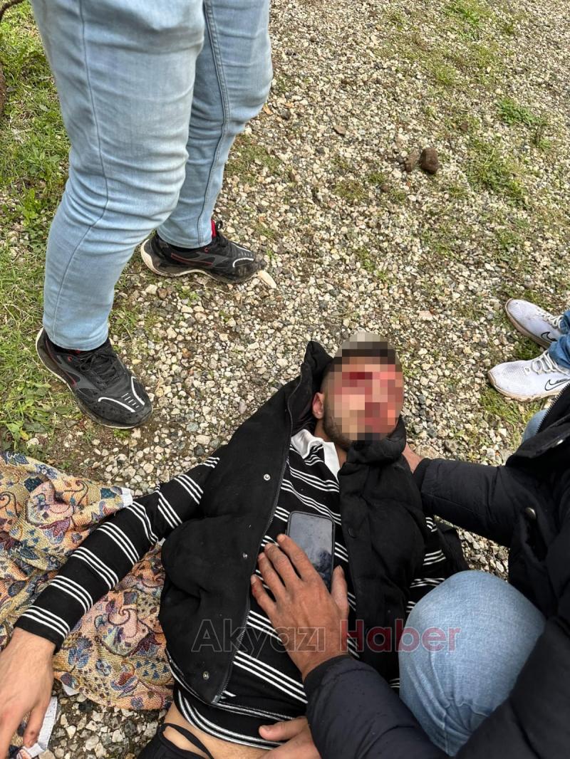 Otomobil dereye uçtu 1 yaralı