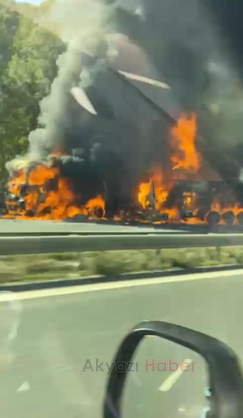 Tırların çarpıştı kazadan acı haber