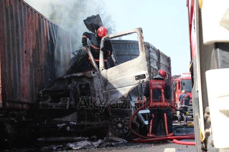 Tırların çarpıştı kazadan acı haber