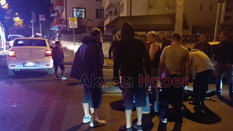 Feci kaza: Moto kurye ağır yaralı