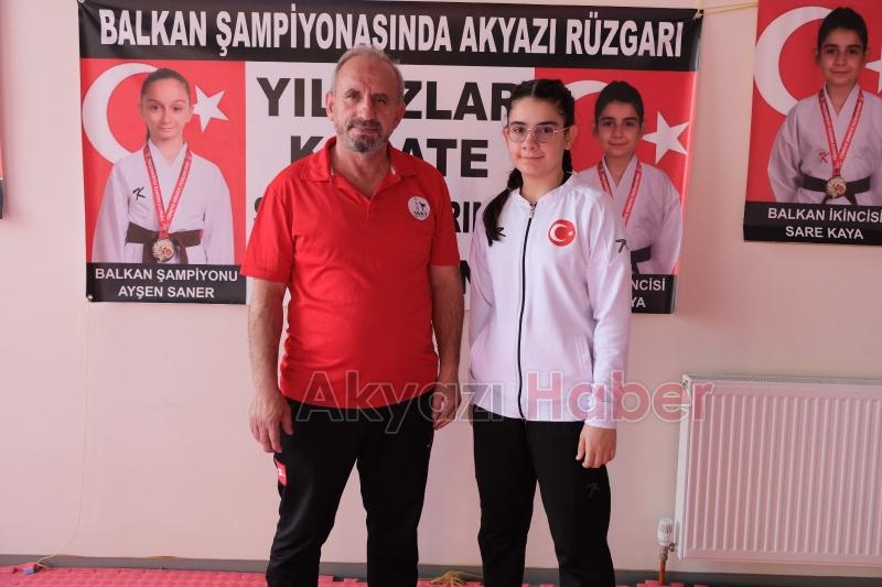 Ağabeyine heveslendi Milli Karateci oldu